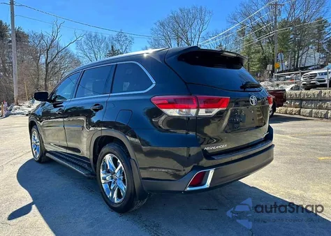 2018 Toyota Highlander Limited Platinum из США, поврежденный, VIN 5TDDZRFH5JS894388